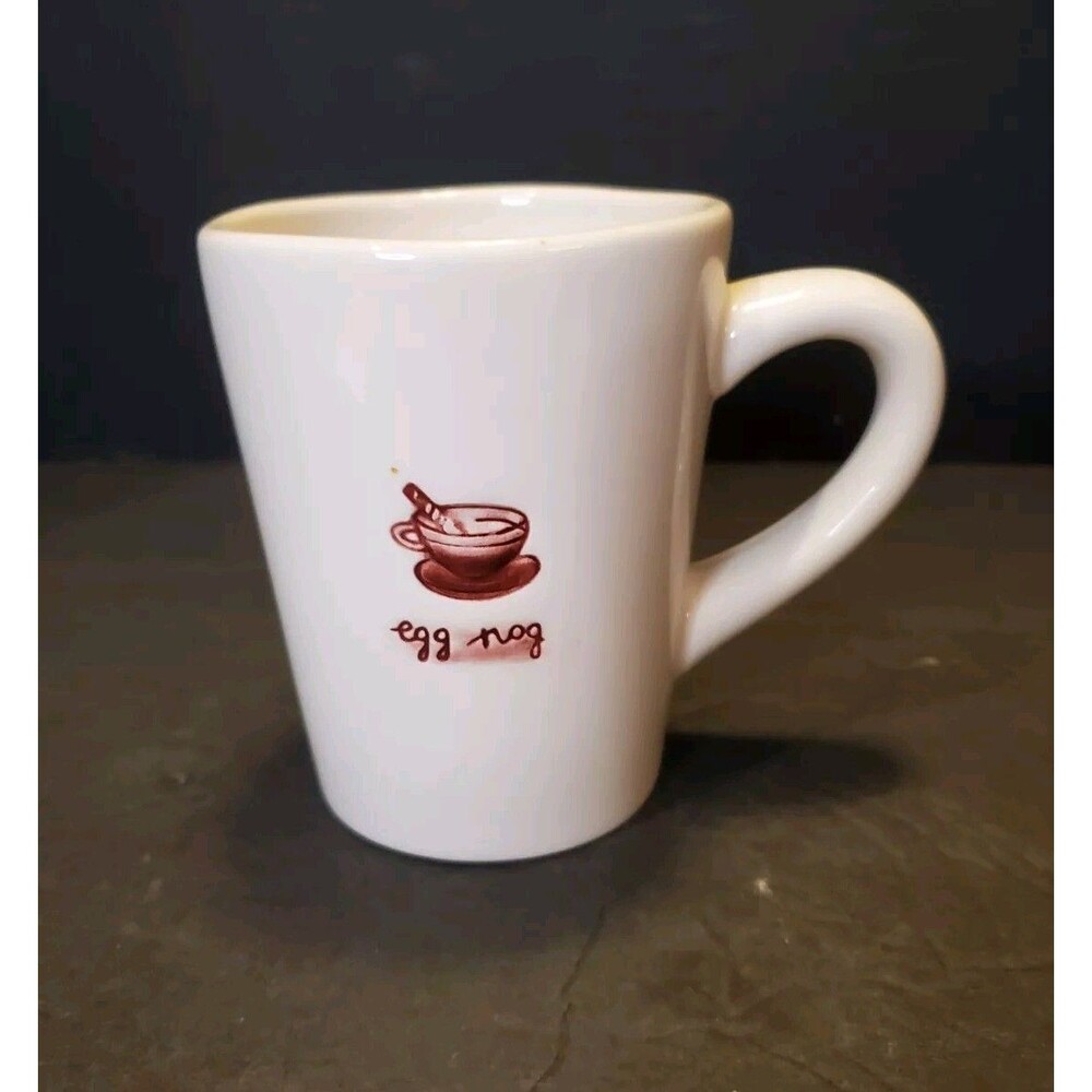 "Egg Nog" Williams Sonoma Xmas Holiday Hot Drink Theme Mug  Only - DW MW Safe